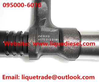 China DENSO Genuine common rail injector 095000-6070 for KOMATSU PC400/450-8 engine 6251-11-3100 supplier
