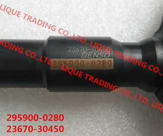 China DENSO 295900-0280 original injector 295900-0280, 295900-0210, 23670-30450, 23670-39455 for TOYOTA Hilux Euro V supplier