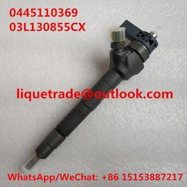 China BOSCH Common rail injector 0445110369 , 0 445 110 369 for VOLKSWAGEN 03L130855CX supplier