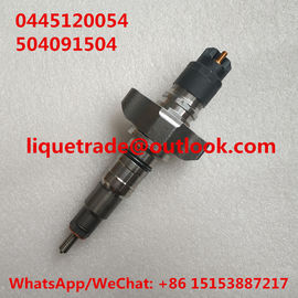China BOSCH common rail injector 0445120054 , 0 445 120 054 , 0445 120 054 for IVECO 504091504,  NEW HOLLAND 2855491 supplier