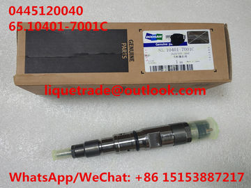 China BOSCH Genuine injector 0445120040 , 0 445 120 040 , 0445 120 040 for DAEWOO DOOSAN 65.10401-7001C , 65.10401-7001 supplier