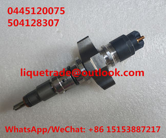 China BOSCH Common Rail Injector 0445120075 , 0 445 120 075 for IVECO 504128307,  NEW HOLLAND 2855135 supplier