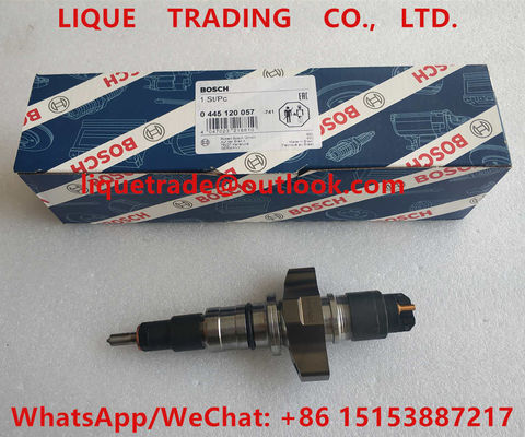 China BOSCH fuel injector 0445120057 , 0 445 120 057  for IVECO 504091505,  NEW HOLLAND 2854608 supplier