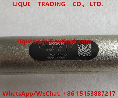 China BOSCH Common rail 0445214112 , 0 445 214 112 for NISSAN 17520-MA71A , 17520MA71A , 17520 MA71A supplier