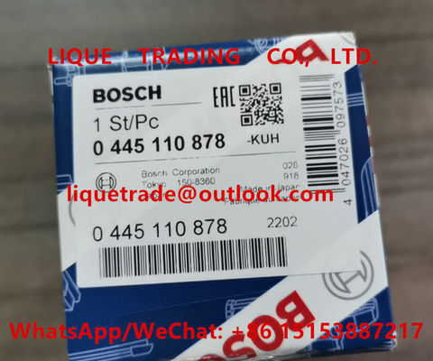China BOSCH injector 0445110878 , 0 445 110 878 for NISSAN ZD30 16600-2DB4A, 16600-2DB4B, 166002DB4A, 166002DB4B supplier