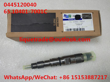 BOSCH Genuine injector 0445120040 , 0 445 120 040 , 0445 120 040 for DAEWOO DOOSAN 65.10401-7001C , 65.10401-7001 supplier