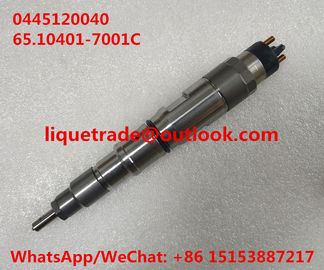 BOSCH Genuine injector 0445120040 , 0 445 120 040 , 0445 120 040 for DAEWOO DOOSAN 65.10401-7001C , 65.10401-7001 supplier