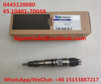 Common rail injector 0445120080, 65.10401-7004A , 0 445 120 080, 0445 120 080  for DAEWOO DOOSAN DL06S 65.10401-7004 supplier