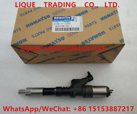 DENSO fuel Injector 095000-1211 , 095000-1210 , 6156-11-3300 , 6156113300 for Komatsu supplier