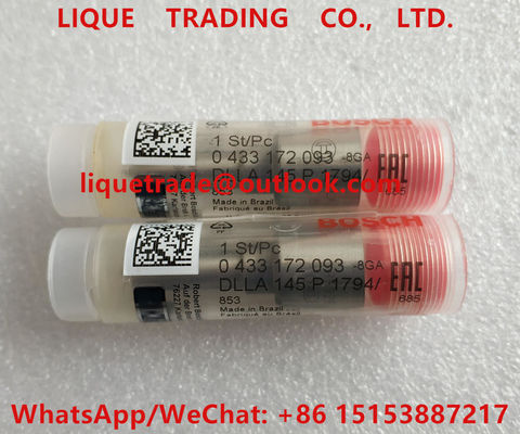 BOSCH injector nozzle 0433172093, DLLA145P1794, 0 433 172 093, DLLA 145 P 1794 supplier