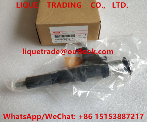 DENSO injector 095000-6654 , 095000-5504 for ISUZU 8-98030550-4 , 8980305504 , 98030550 , 8-98030550-0 , 8980305500 supplier