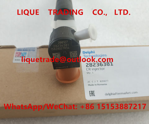 DELPHI common rail injector 28236381 , 33800-4A700 ,338004A700 ,33800 4A700 for HYUNDAI Starex supplier