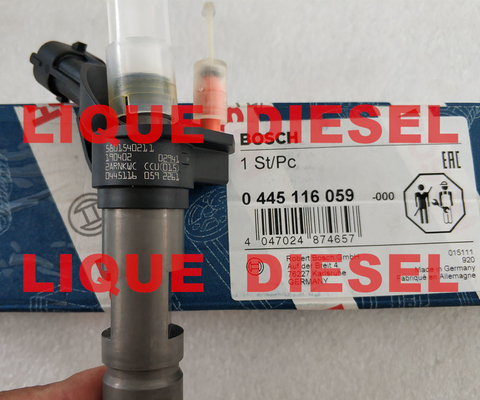 BOSCH injector 0445116059, 0445116019, 0 445 116 059, 0 445 116 019 for FIAT 580540211, IVECO 5801540211, 504385557 supplier