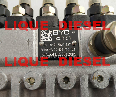 BYC Fuel Pump 5258153 CPES6PB120D120RS 10403716624 10 403 716 624 supplier